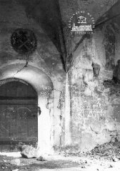 historické foto interiéru kostela