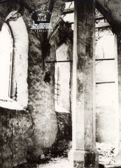 historické foto interiéru kostela