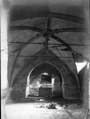 historické foto interiéru kostela