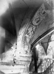historické foto interiéru kostela