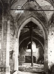 historické foto interiéru kostela