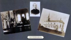 starší foto kostela a jeho interiéru