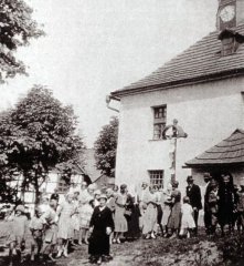 historické foto kostela
