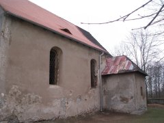 pohled na pravou stěnu