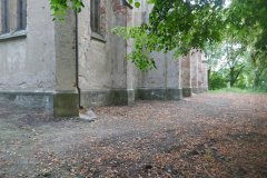 nové odvodnění kostela