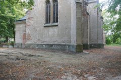 nové odvodnění kostela