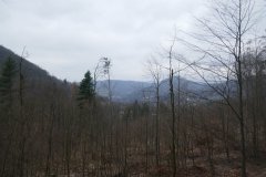 výhled od pohřební kaple