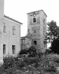 kostel po požáru