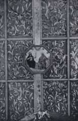 detail kazetového stropu