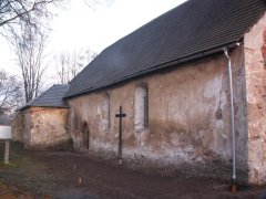 pohled na levou stěnu