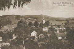 celkový pohled na ves s kostelem