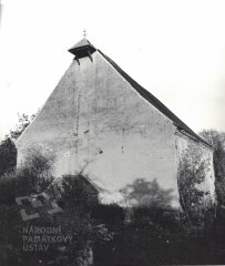 starší foto kostela - průčelí