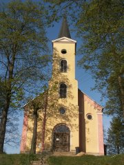 průčelí kostela