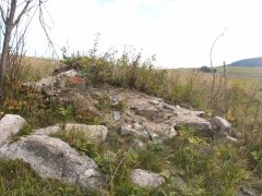 pohled na trosky kaple