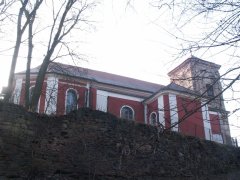 pohled zleva - nová fasáda