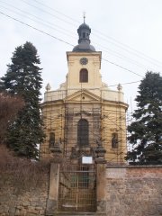 průčelí kostela