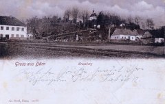 dobová pohlednice Křížového vrchu
