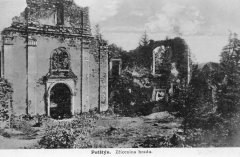 dobová pohlednice s námětem kostela