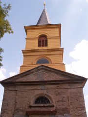 horní část průčelí