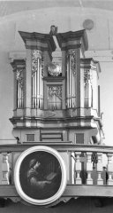 varhany a obraz sv. Cecílie