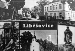 dobová pohlednice vsi s kaplí