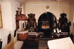 pohled do interiéru - přední část