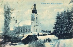dobová pohlednice poutního kostela