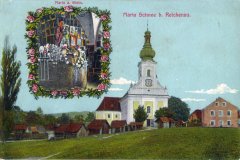 kostel na dobové pohlednici