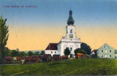dobová pohlednice poutního areálu