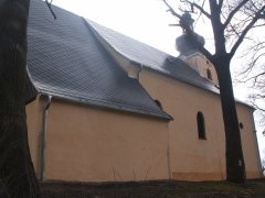pohled na levou stěnu zezadu