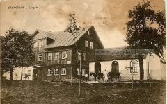historické foto kaple (vpravo)