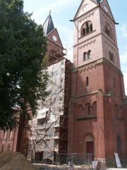 oprava průčelí kostela