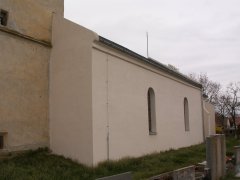 pohled na pravou stěnu