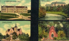 dobová pohlednice města s kaplí (vpravo dole)