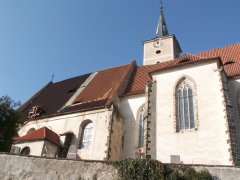 pohled na pravou stěnu