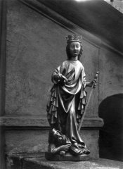 dřevěná socha sv. Kateřiny