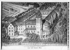 kostel na dobové pohlednici